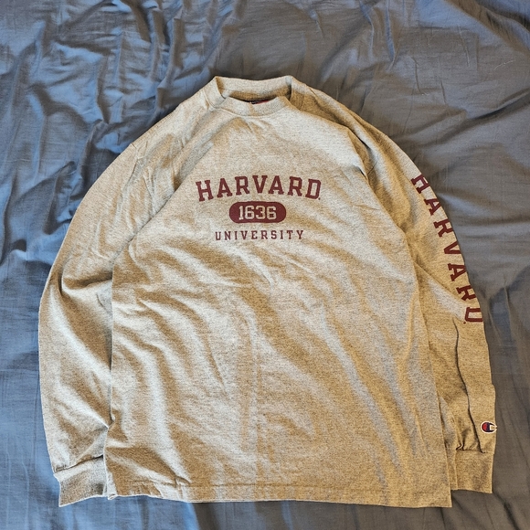 Champion Other - Vintage 90s Champion Harvard Long Sleeve Shirt Size Medium Y2K College